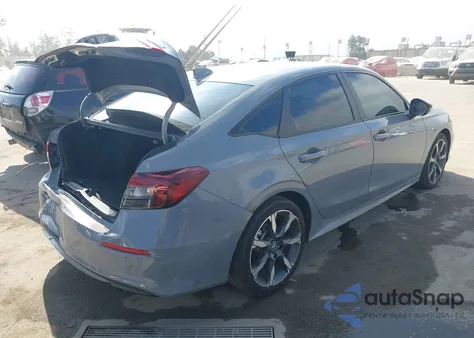 2025 Honda Civic Hybrid Sport/Sport Touring from USA, damaged, VIN 2HGFE4F81SH307807